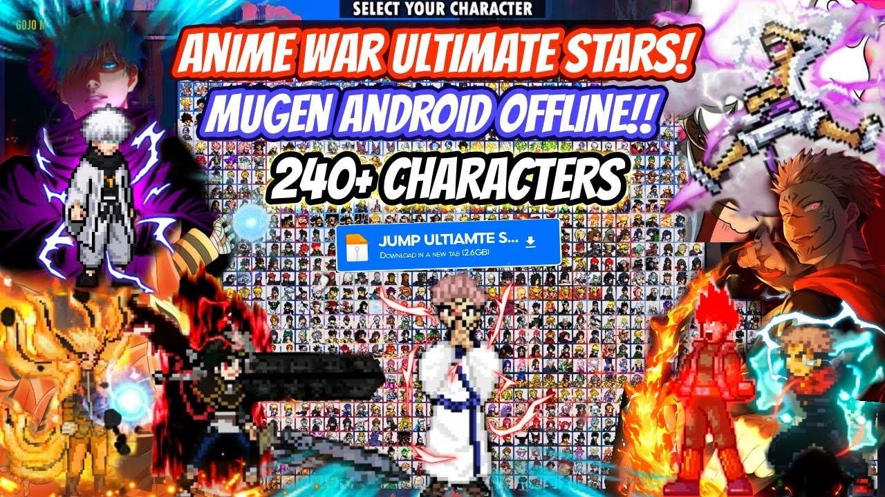 ANIME War Ultimate Battle Stars Mugen Android Offline