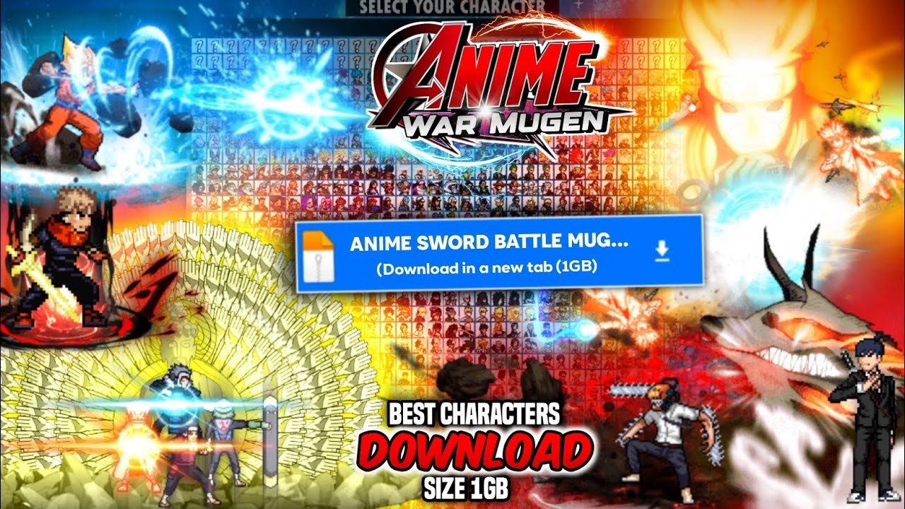 Anime Sword Battle Mugen Android 2024 anh 3