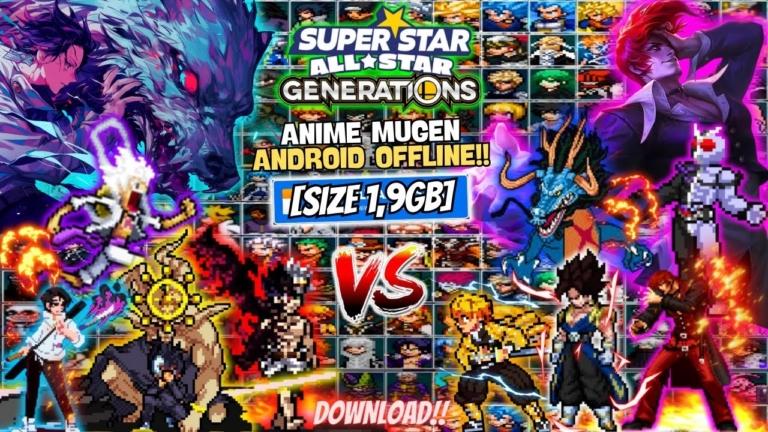 ANIME CROSSOVER Battle Mugen Android OFFLINE BEST Characters BvN Update 2024