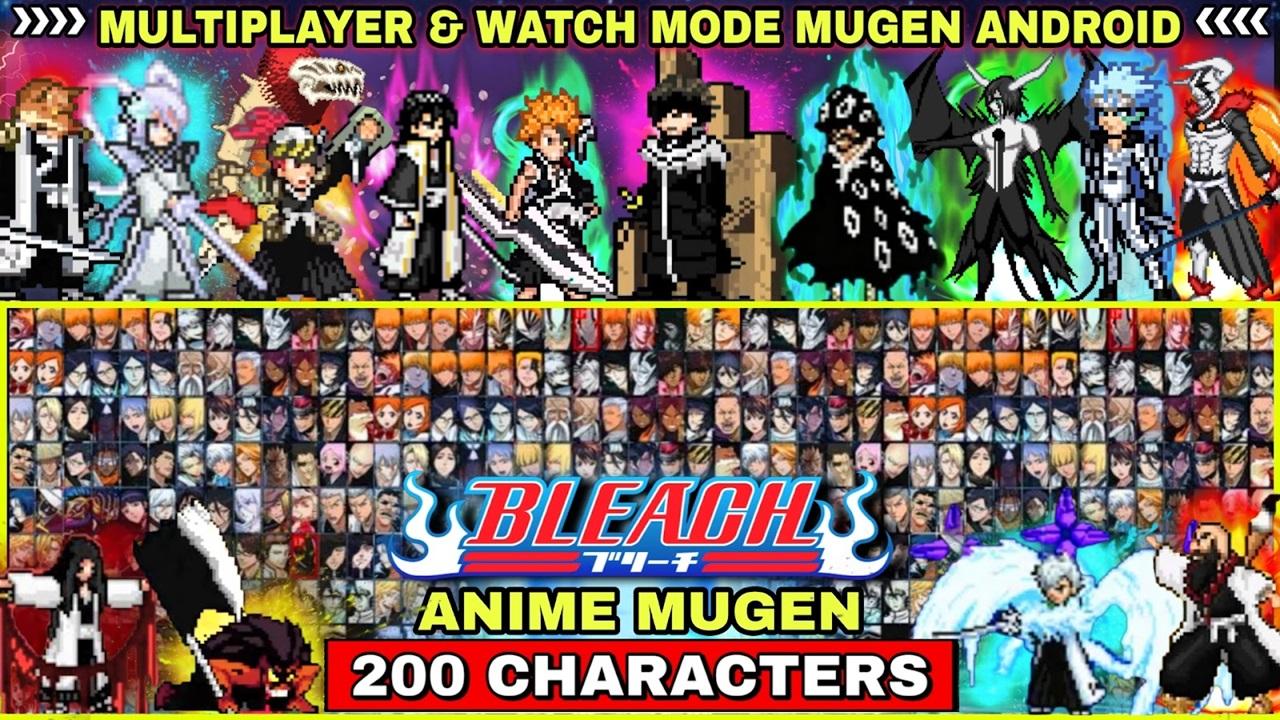 BLEACH TYBW MUGEN FULL CHARACTERS Anime Mugen ANDROID.ANH 3