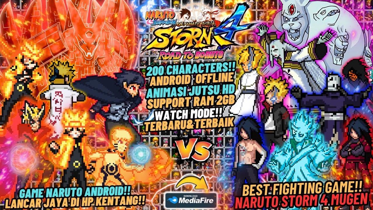 Naruto Shippuden Ultimate Ninja Storm 4 Mugen Android OFFLINE 2