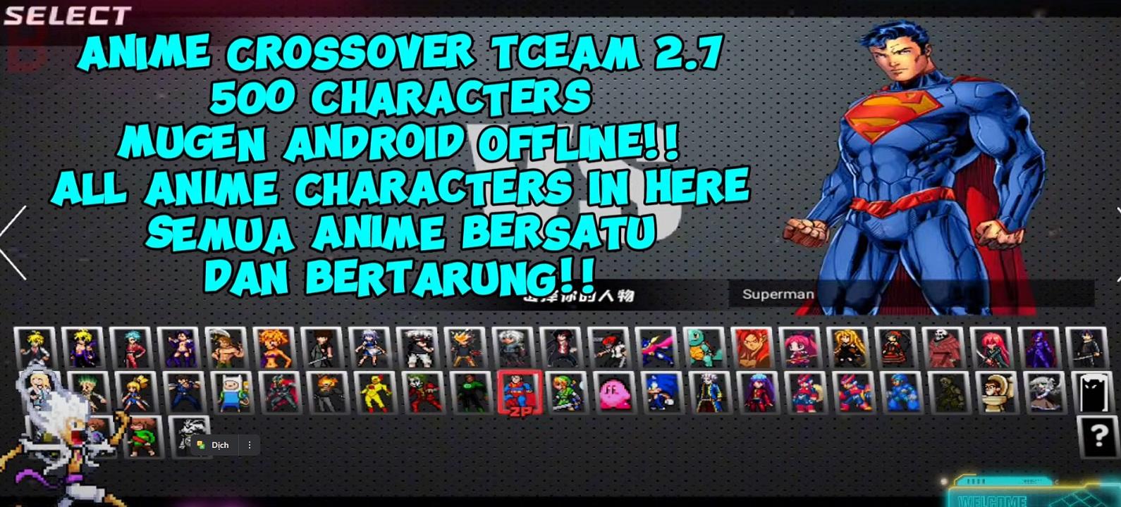 ANIME CrossOver Tceam2.7 Mugen Android OFFLINE anh 5