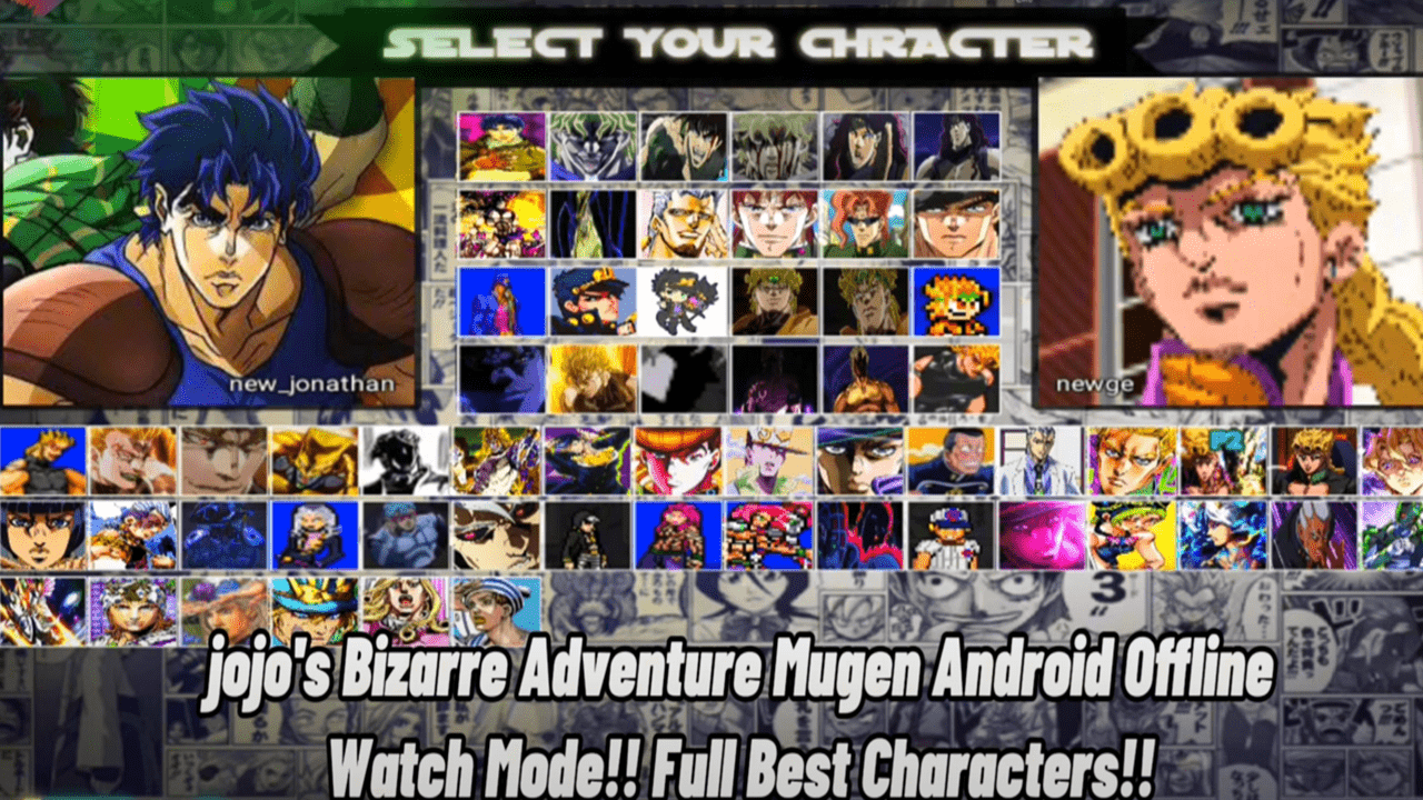 Jojos Bizarre Adventure Mugen Android Offline 2