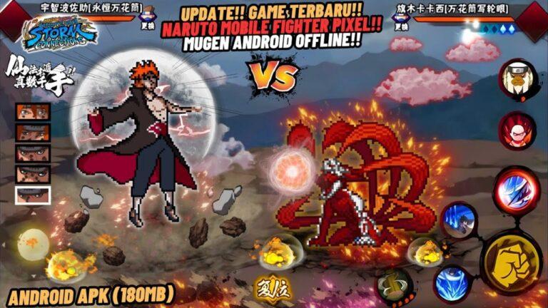 NARUTO MOBILE FIGHTER Pixel Mugen Android OFFLINE